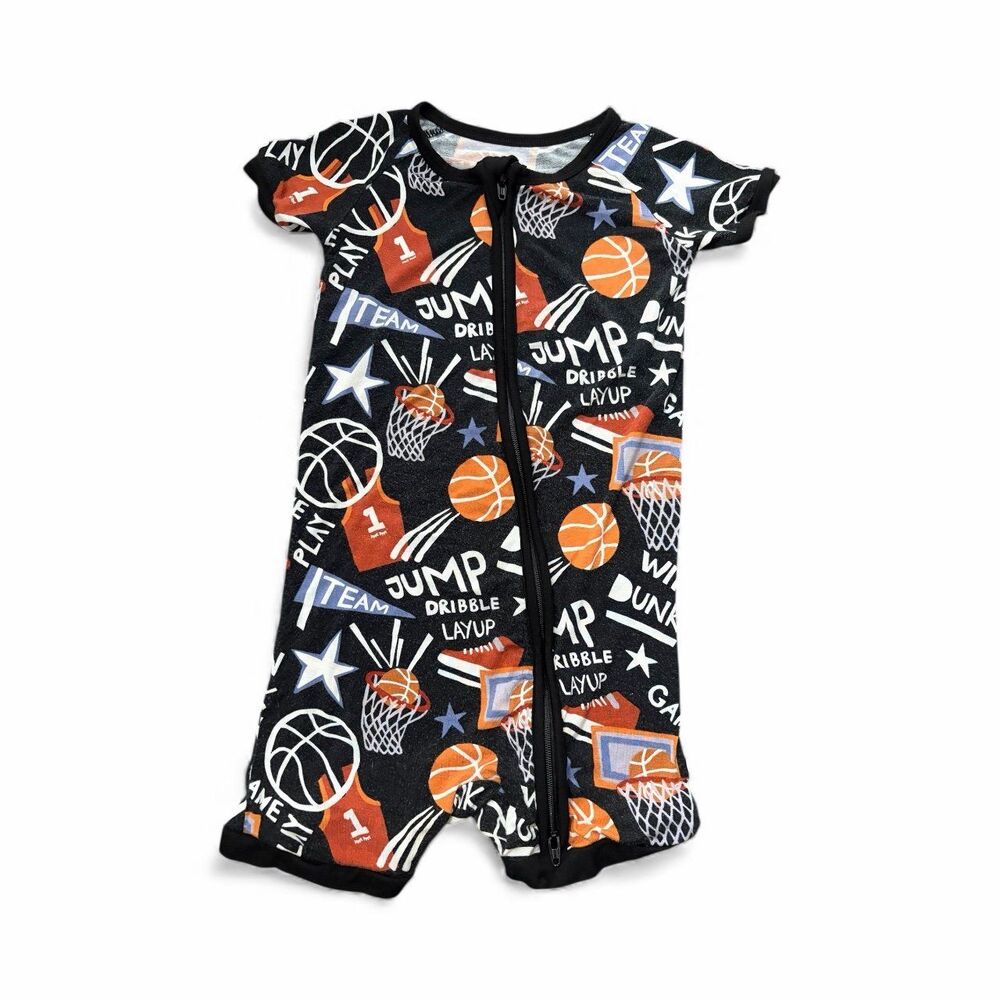 Little Sleepies Slam Dunk Romper – 2T